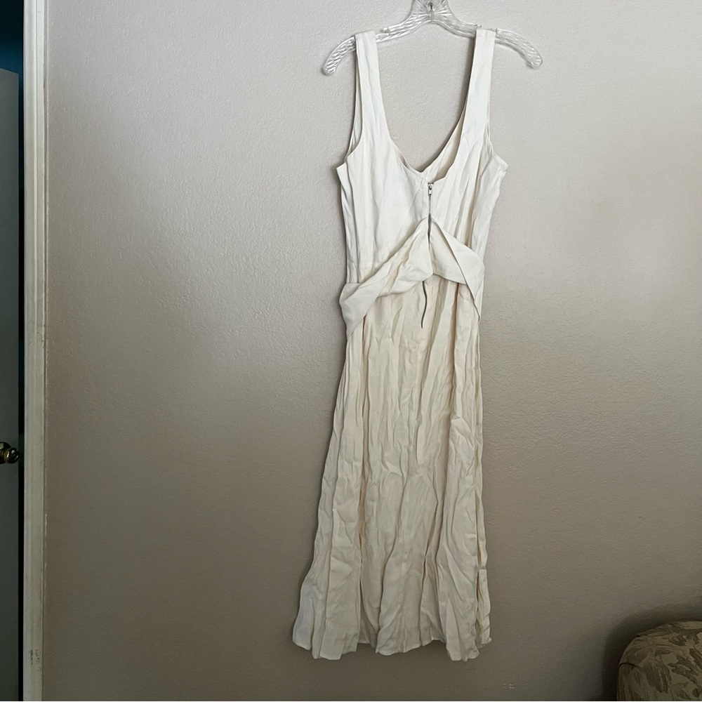 Reformation Sigrid Cream Midi Dress - Picture 7 of 11